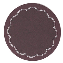 Load image into Gallery viewer, Scallop Placemat Set - Plum
